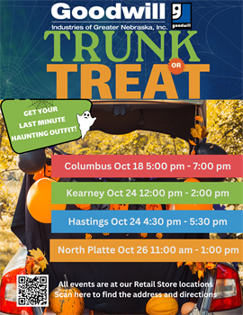 Goodwill Stores Hosting Trunk or Treat Events