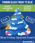 Goodwill is Turning Black Friday...Blue!