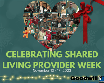 Shared Living Provider Appreciation Week 2023