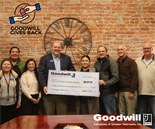 Goodwill Gives Back:  Goodwill Industries of Greater Nebraska Donates $8,017.39 to Lexington Community Foundation
