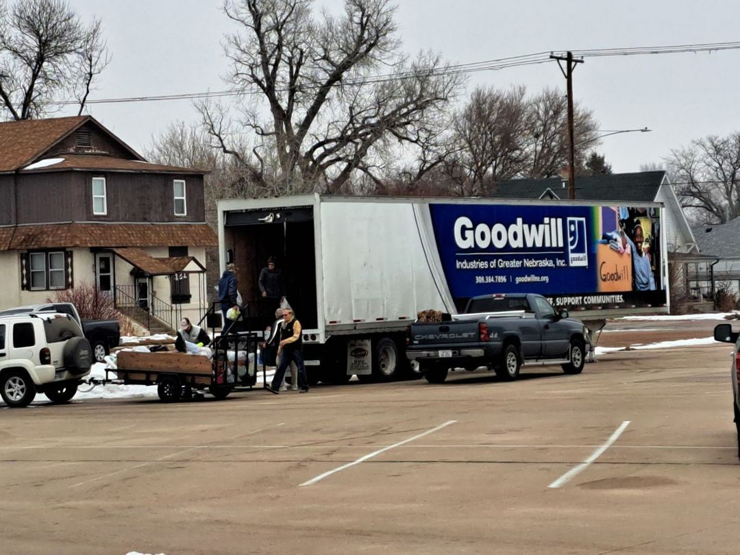 Goodwill donation truck